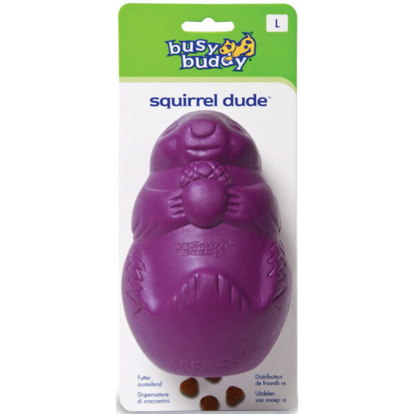 Busy Buddy Large Squirrel Dude Dog Toy