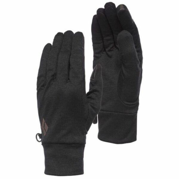 Black Diamond Lightweight Wooltech Gloves - Anthracite/Large