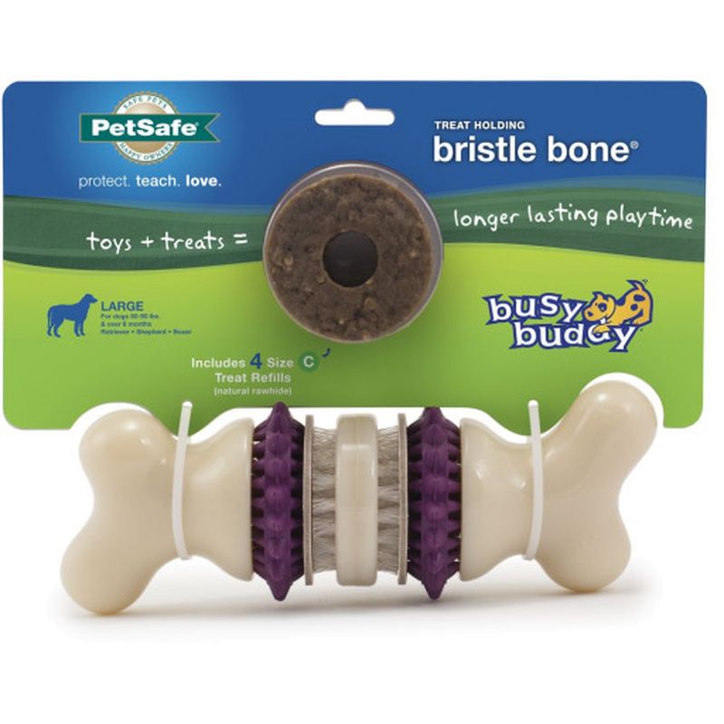 Busy Buddy Large Bristle Bone Dog Toy