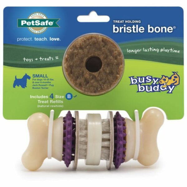 Busy Buddy Small Bristle Bone Dog Toy