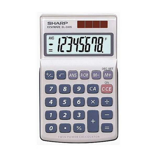 Sharp EL240 Solar Calculator