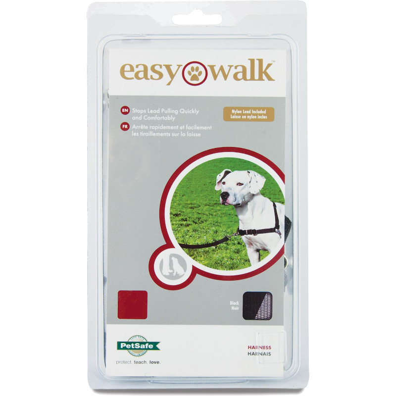 PetSafe Easy Walk Medium Black Dog Harness & Lead