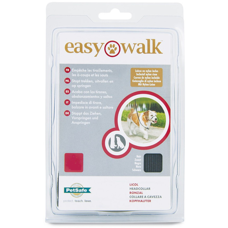 PetSafe Easy Walk Small Black Dog Headcollar & Lead