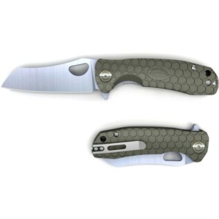 Honey Badger Large Wharncleaver Folding Knife - Green
