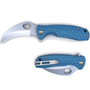 Honey Badger Medium Claw Folding Knife - Blue Plain