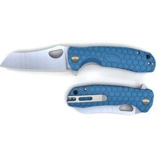 Honey Badger Large D2 Wharncleaver Folding Knife - Blue