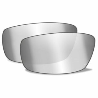Wiley X Sleek Grey Silver Flash Extra Lenses