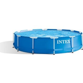 Intex Inflatable Pool - Round Metal Frame - 3.6m (with Pump)