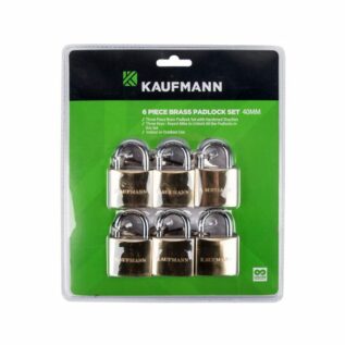 Kaufmann 6 Piece 30mm Brass Lock Set