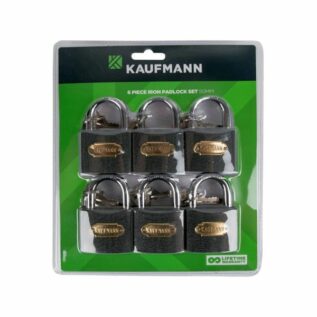 Kaufmann 6 Piece 30mm Steel Lock Set