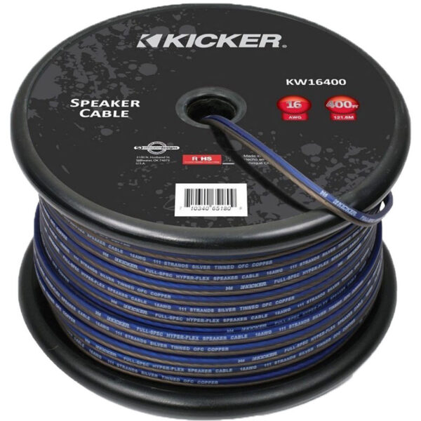 Kicker K-Series KW16400 400ft Speaker Wire
