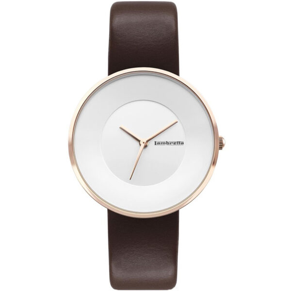 Lambretta Women's Watch Cielo 34 - Moro Leather with Rose Gold