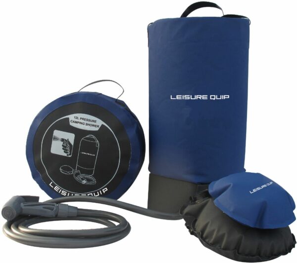 Leisure Quip Pressure Shower With Pump - 12L