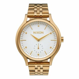 Nixon White Gold Sala Watch