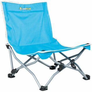 OZtrail Beachside Recliner Beach Chair - Blue