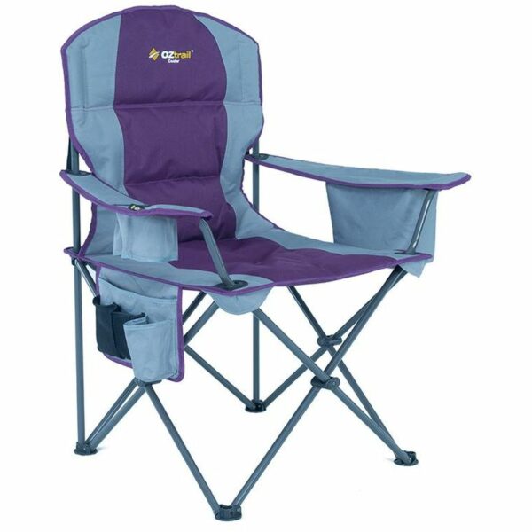 OZtrail Kokomo Cooler Arm Chair - Purple