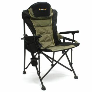 OZtrail RV Camping Chair - Black/Green