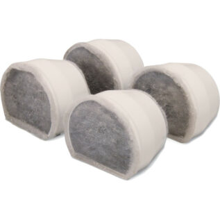 Drinkwell 4-Pack Ceramic Fountains Replacement Charcoal Filters