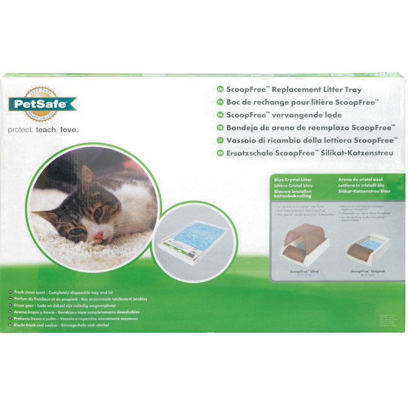 ScoopFree 3-Pack Premium Blue Crystals Replacement Litter Tray