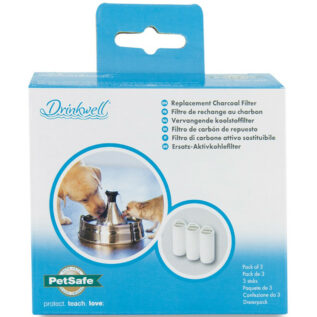 Drinkwell 3-Pack 360 Pet Fountain Replacement Charcoal Filters