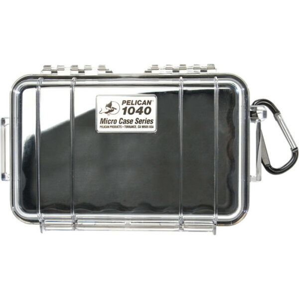 Pelican - 1040 Micro Case with Liner (Black/Clear)