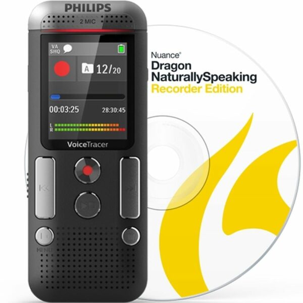 Philips Voice Tracer DVT2710 Digital Recorder With Dragon DVR Edition