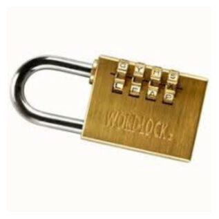 WordLock 40mm Brass Sports Lock