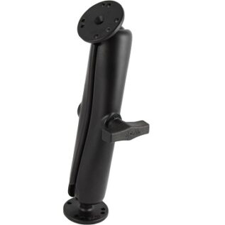 RAM C Size 3.8cm Ball Mount with Long Double Socket Arm & 57.1cm Round Plate with AMPs hole pattern