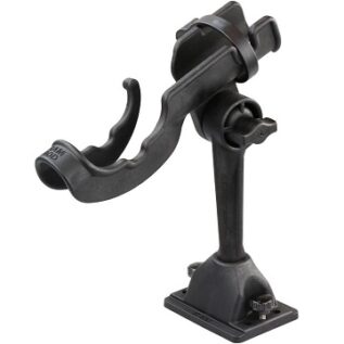 RAM-ROD 2000 Fishing Rod Holder with Deck Track Mounting Base