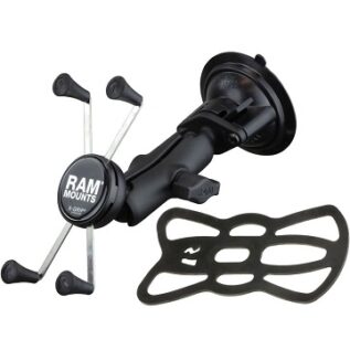 RAM Twist Lock Suction Cup Mount with Universal X-Grip Large Phone/Phablet Cradle