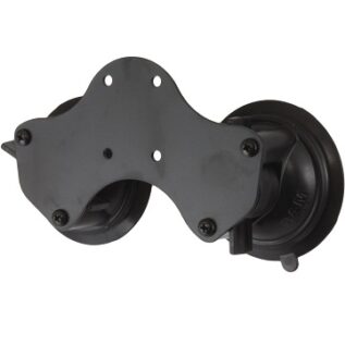 RAM Double Suction Cup Base with Universal AMPs Hole Pattern
