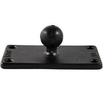 RAM 2cm Ball Base and Rectangular Plate with 4cm x 9cm 4-Hole Pattern