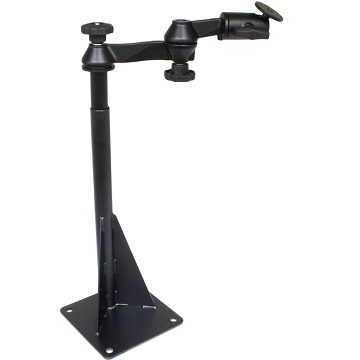 RAM Universal Drill-Down Laptop Mount. Swing Arm Connects to 6.3cm Diameter Ball Base