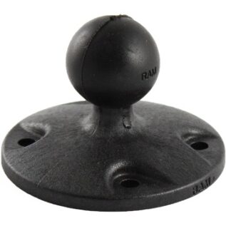 RAM 6cm Composite Round Base with the AMPs Hole Pattern & 2cm Ball