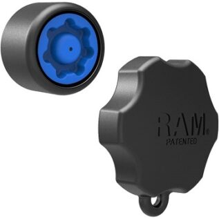 RAM Mixed Combination Pin-Lock Security Knob and Key Knob for 2cm Diameter B Size Arms