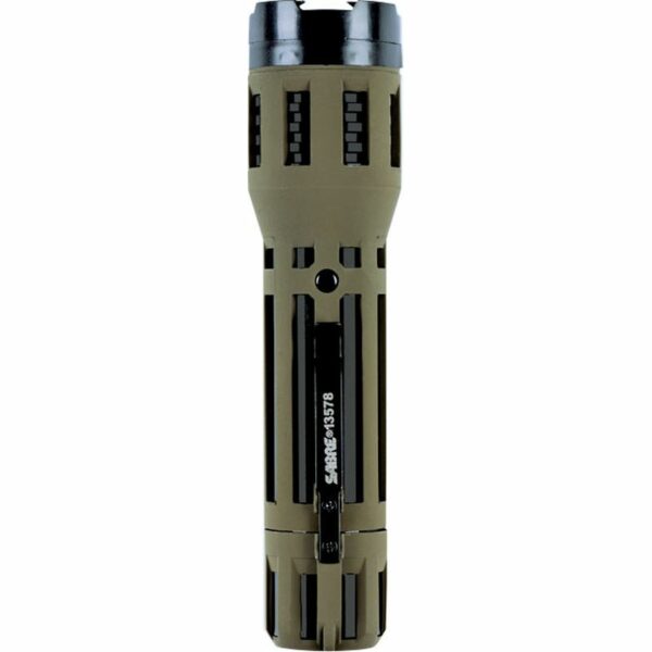 Sabre Green Tactical Stun Gun with LED Flashlight