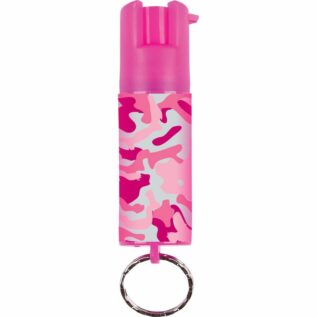 Sabre Pink Camo Pepper Spray with Key Ring
