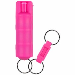 Sabre Campus Safety Pepper Gel With Quick Release Key Ring - Pink