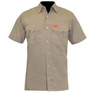 Sniper Africa Adventure Short Sleeve Shirt - Khaki/Large