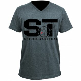 Sniper Africa Tactical ST Mens Regular Melange T-Shirt - Denim/Large