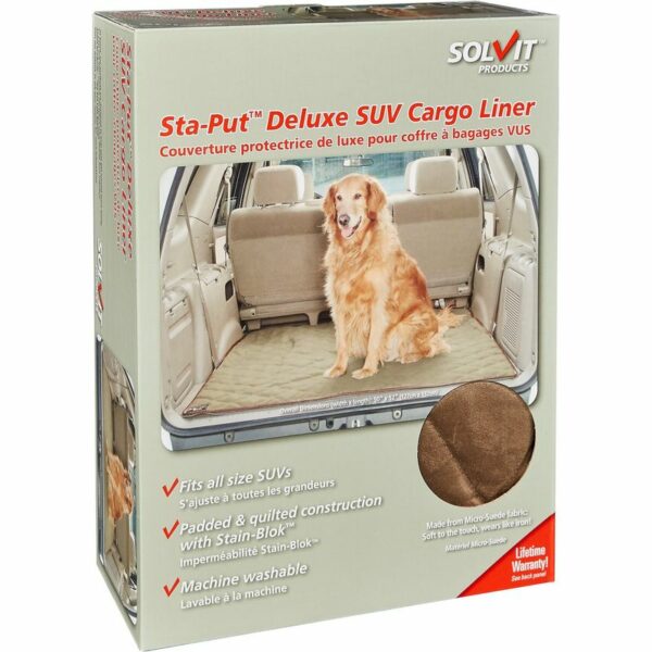 Solvit Deluxe Sta-Put Pet SUV Cargo Liner