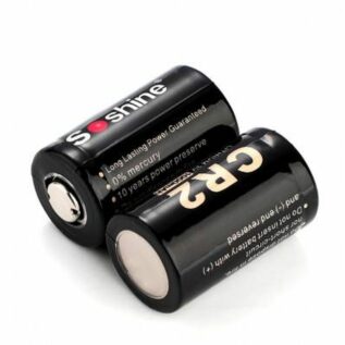 Soshine CR2 3V Lithium Battery - 2 Pack