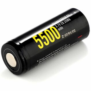 Soshine Micro-USB Rechargeable Li-ion 26650 Battery - 5500mAh
