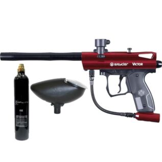 Spyder Victor Paintball Marker Combo - Red