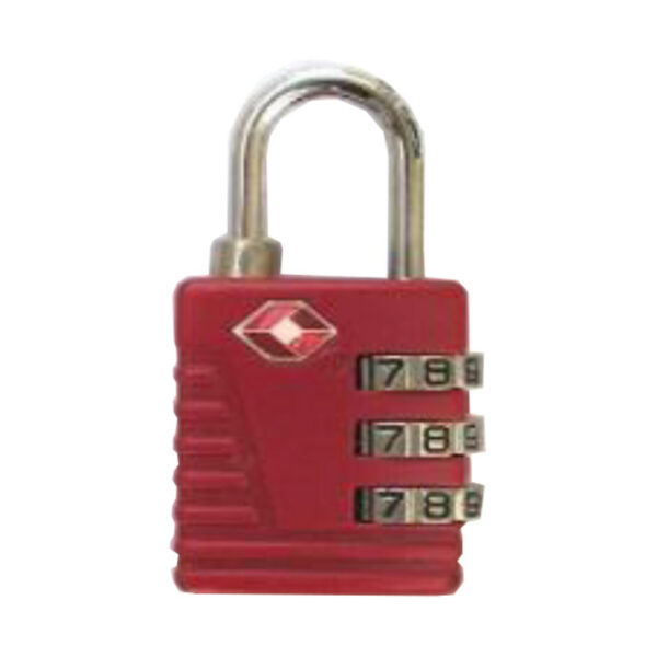 Travel Quip Red 3-Digit TSA Combination Lock