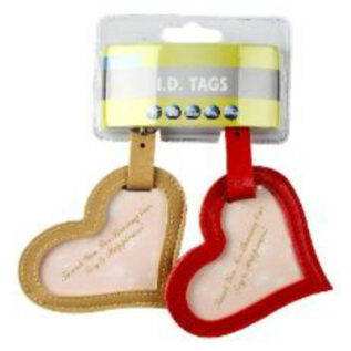 Travel Quip 2-Piece Heart Luggage Tag Kit