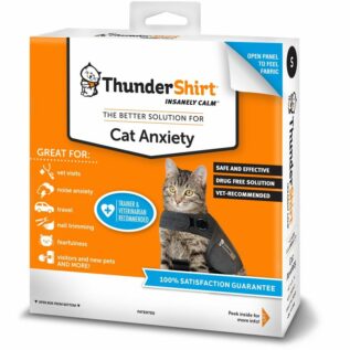 ThunderShirt Cat Anxiety Shirt - Heather Grey, Small