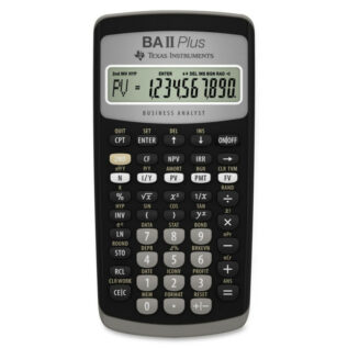 Texas Instruments TIBAiiPlus Financial Calculator