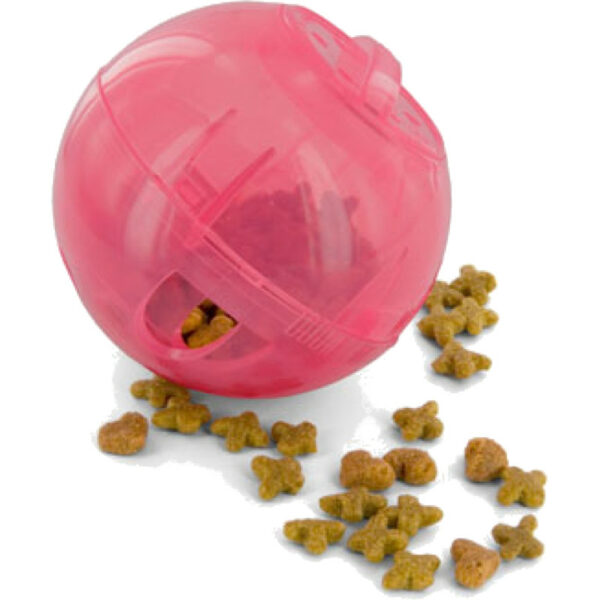 SlimCat Pink Interactive Food-Dispensing Cat Toy
