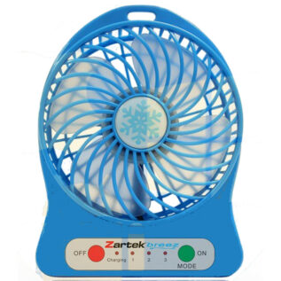Zartek Blue Breez Rechargeable Mini Fan